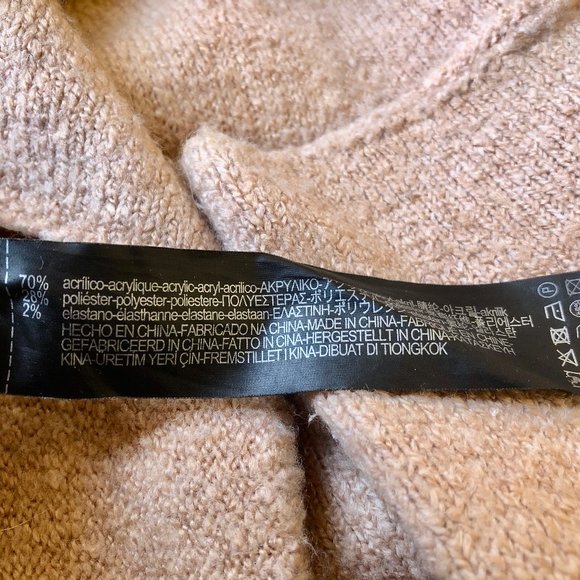 ZARA KNIT Sweater Tunic OVERSIZED  Exposed Seams - Picture 8 of 12